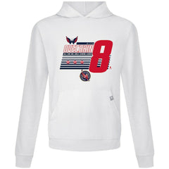 Alexander Ovechkin Washington Capitals Levelwear NHL All-Time Leading Goal Scorer Milestone Stripes Name & Number Relay Pullover Hoodie - White | NHL on sale