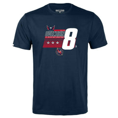 Alexander Ovechkin Washington Capitals Levelwear Youth NHL All-Time Leading Goal Scorer Milestone Stripes Name & Number Little Richmond T-Shirt - Navy | NHL on sale