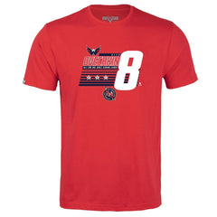 Alexander Ovechkin Washington Capitals Levelwear Youth NHL All-Time Leading Goal Scorer Milestone Stripes Name & Number Little Richmond T-Shirt - Red | NHL Clearance