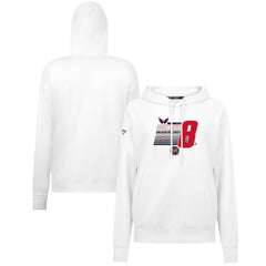 Alexander Ovechkin Washington Capitals Levelwear Women's NHL All-Time Leading Goal Scorer Milestone Stripes Name & Number Adorn Pullover Hoodie - White | NHL online