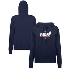 Alexander Ovechkin Washington Capitals Levelwear Women's NHL All-Time Leading Goal Scorer Milestone Stripes Name & Number Adorn Pullover Hoodie - Navy | NHL discount