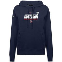 Alexander Ovechkin Washington Capitals Levelwear Women's NHL All-Time Leading Goal Scorer Milestone Stripes Name & Number Adorn Pullover Hoodie - Navy | NHL discount