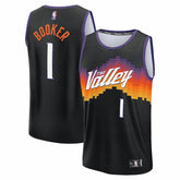 Fanatics Devin Booker Phoenix Suns 2025/26 City Edition Fast Break Jersey Black