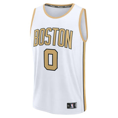 Fanatics Jayson Tatum Boston Celtics 2025/26 City Edition Fast Break Jersey White