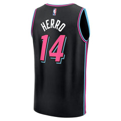 Fanatics Tyler Herro Miami Heat Youth 2025/26 City Edition Fast Break Jersey Black