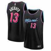 Fanatics Bam Adebayo Miami Heat Youth 2025/26 City Edition Fast Break Jersey Black