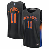 Fanatics Jalen Brunson New York Knicks Fast Break Jersey Statement Edition Black