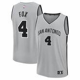 Fanatics De'Aaron Fox San Antonio Spurs Fast Break Jersey Statement Edition Silver