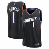 Fanatics Devin Booker Phoenix Suns Fast Break Jersey Statement Edition Black
