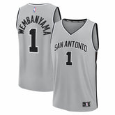 Fanatics Victor Wembanyama San Antonio Spurs Fast Break Jersey Statement Edition Silver