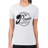 Pittsburgh Pirates G-III 4Her by Carl Banks Women's Super-Slim Fit Lightweight Distressed Baseball Team T-Shirt Sale