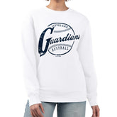 Cleveland Guardians G-III 4Her by Carl Banks Women's Distressed Baseball Team Fleece Pullover Sweatshirt Outlet