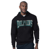 Miami Dolphins Starter Thursday Night Gridiron Hoodie with Vintage Logo - Black - NFL