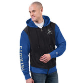 New England Patriots Starter Thursday Night Gridiron Full-Zip Hoodie - Black/Royal - NFL