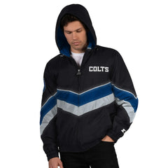 Indianapolis Colts Starter Thursday Night Gridiron Full-Zip Jacket - Black/Royal - NFL