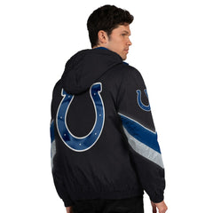 Indianapolis Colts Starter Thursday Night Gridiron Full-Zip Jacket - Black/Royal - NFL