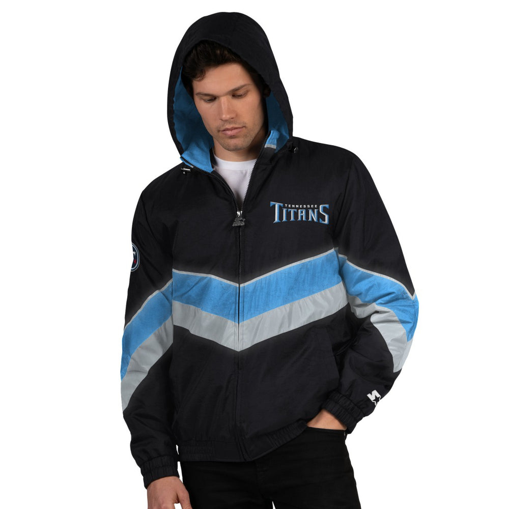 Tennessee Titans Starter Thursday Night Gridiron Full-Zip Jacket - Black/Light Blue - NFL