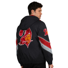 Tampa Bay Buccaneers Starter Thursday Night Gridiron Vintage Logo Full-Zip Hoodie - Black - NFL