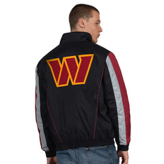 Washington Commanders Starter Thursday Night Gridiron Half-Zip Jacket - Black - NFL