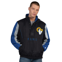 Los Angeles Rams Starter Thursday Night Gridiron Half-Zip Jacket - Black - NFL