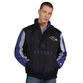 Baltimore Ravens Starter Thursday Night Gridiron Half-Zip Jacket - Black - NFL