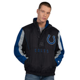 Indianapolis Colts Starter Thursday Night Gridiron Half-Zip Jacket - Black - NFL