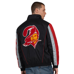Tampa Bay Buccaneers Starter Thursday Night Gridiron Vintage Logo Half-Zip Jacket - Black - NFL