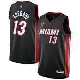 Nike Bam Adebayo Miami Heat Youth Swingman Jersey Icon Edition Black