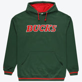 Mitchell & Ness Milwaukee Bucks Hardwood Classics Big & Tall Hoodie Hunter Green