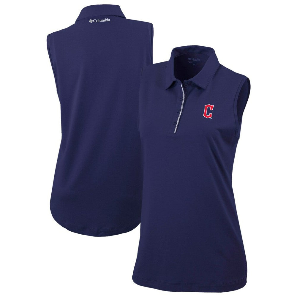 Cleveland Guardians Columbia Women's Tend The Ball Sleeveless Polo Sale