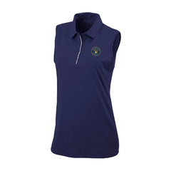 Milwaukee Brewers Columbia Women's Tend The Ball Sleeveless Polo Discount