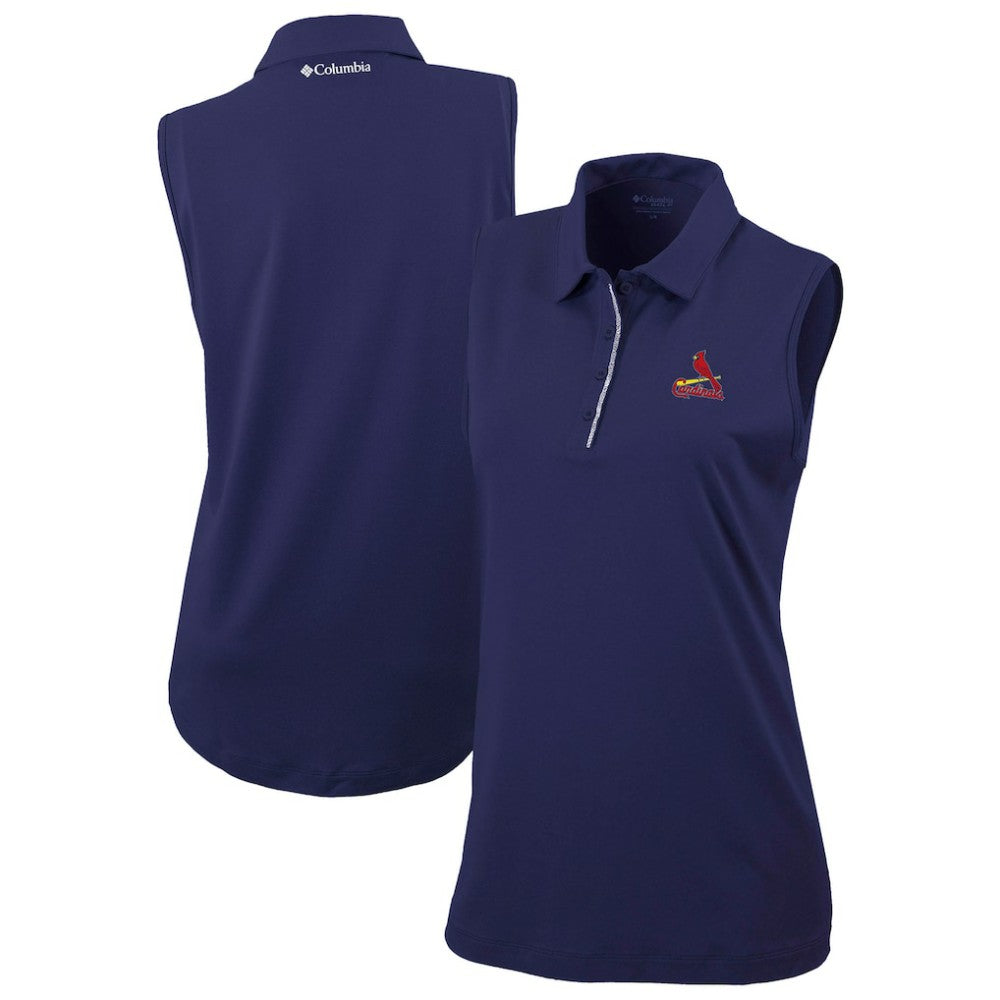 St. Louis Cardinals Columbia Women's Tend The Ball Sleeveless Polo Online