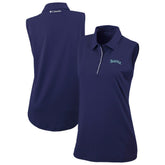 Seattle Mariners Columbia Women's Tend The Ball Sleeveless Polo Outlet