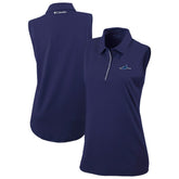 Tampa Bay Rays Columbia Women's Tend The Ball Sleeveless Polo Near Me