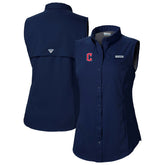 Cleveland Guardians Columbia Women's Tamiami Sleeveless Shirt Outlet