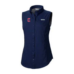 Cleveland Guardians Columbia Women's Tamiami Sleeveless Shirt Outlet
