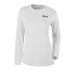 Miami Marlins Columbia Shotgun Long Sleeve T-Shirt Discount