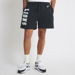 Detroit Lions Off Season Unisex Fleece Shorts - Black - NFL