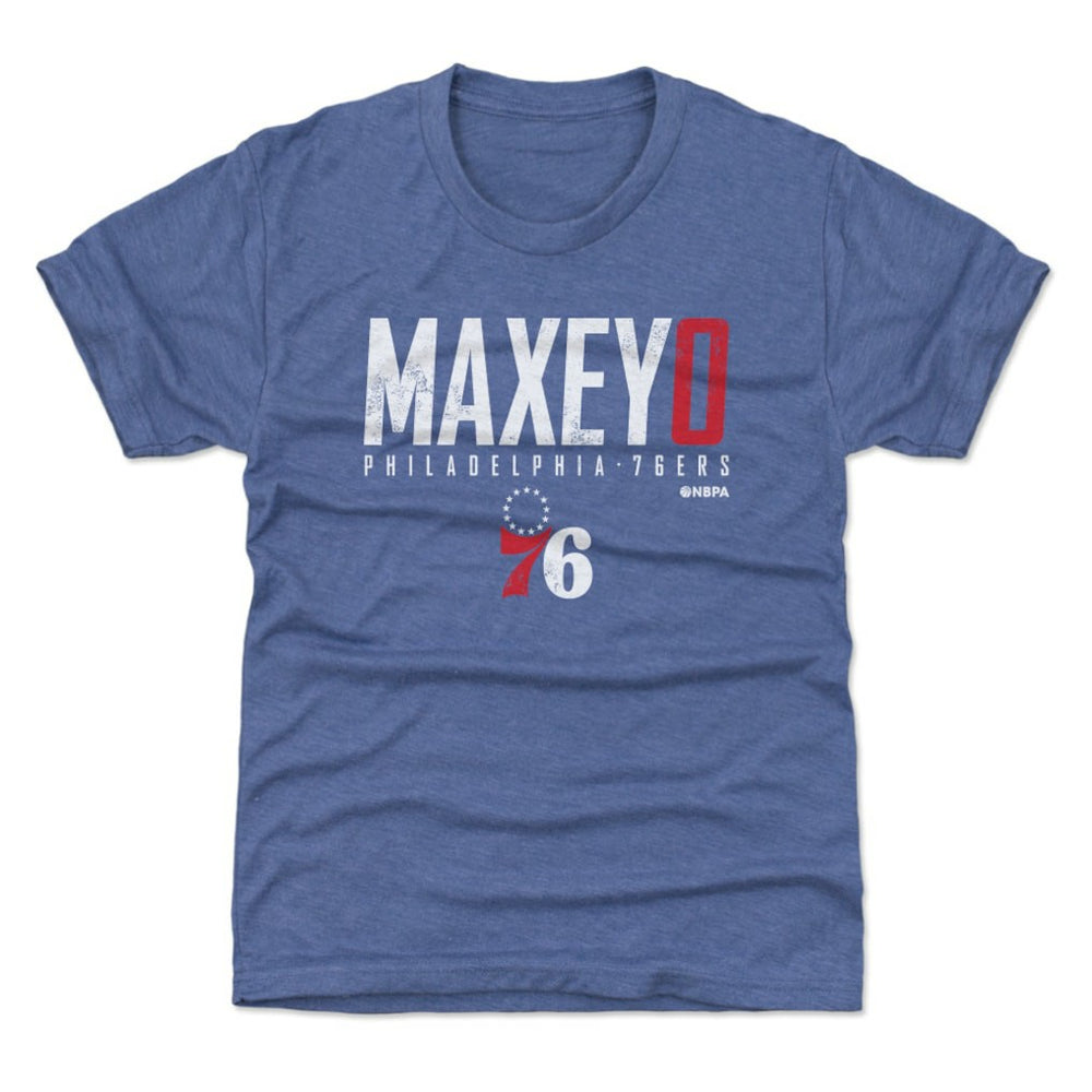 Tyrese Maxey Philadelphia 76ers 500 Level Youth Elite T-Shirt Royal