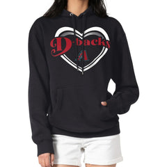 Arizona Diamondbacks G-III 4Her by Carl Banks Women's Double Heart Fleece Pullover Hoodie Discount