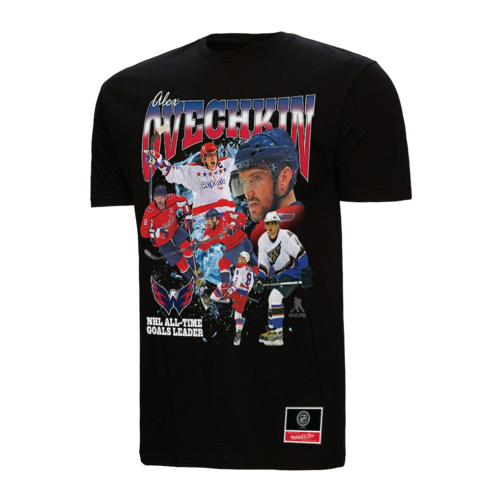Alexander Ovechkin Washington Capitals Mitchell & Ness NHL All-Time Leading Goal Scorer Graphic T-Shirt - Black | NHL on sale