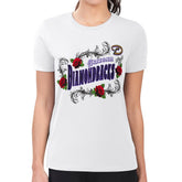 Arizona Diamondbacks G-III 4Her by Carl Banks Women's Super-Slim Fit Lightweight Retro Roses T-Shirt for sale