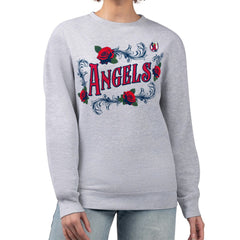 Los Angeles Angels G-III 4Her by Carl Banks Women's Retro Roses Fleece Pullover Sweatshirt Near Me