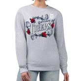 Detroit Tigers G-III 4Her by Carl Banks Women's Retro Roses Fleece Pullover Sweatshirt Sale