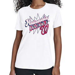 Washington Nationals Starter Women's Drive-In T-Shirt Outlet