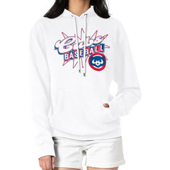 Chicago Cubs Starter Women's Drive-In Pullover Hoodie Near Me