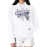 Colorado Rockies Starter Women's Drive-In Pullover Hoodie for sale