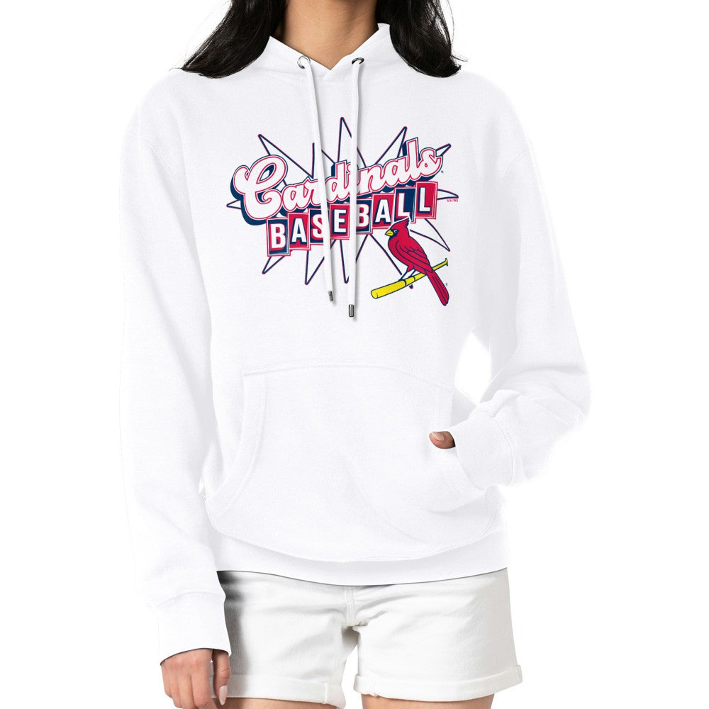 St. Louis Cardinals Starter Women's Drive-In Pullover Hoodie Outlet