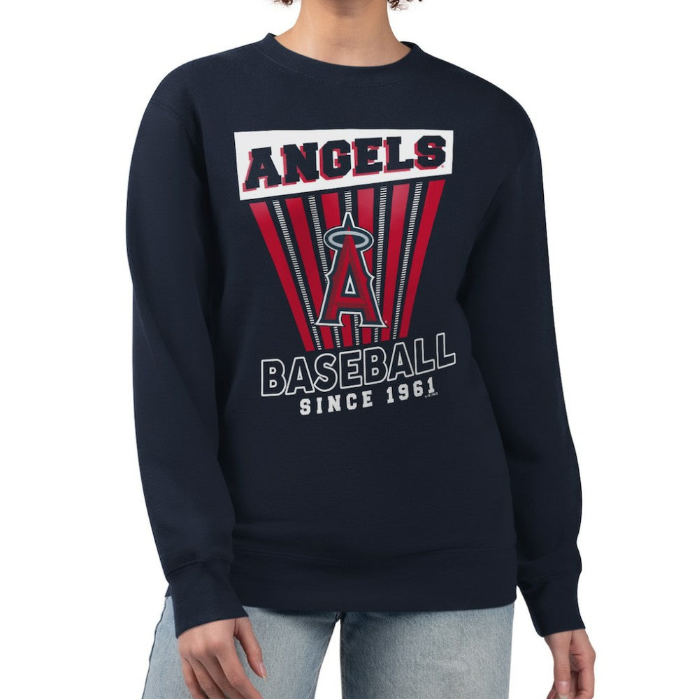 Los Angeles Angels Starter Women's Poster Print Pullover Sweatshirt Near Me