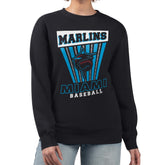 Miami Marlins Starter Women's Poster Print Pullover Sweatshirt Discount